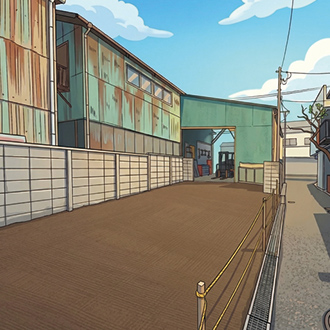 狭小接道地での解体工事の対応事例／埼玉県 N市